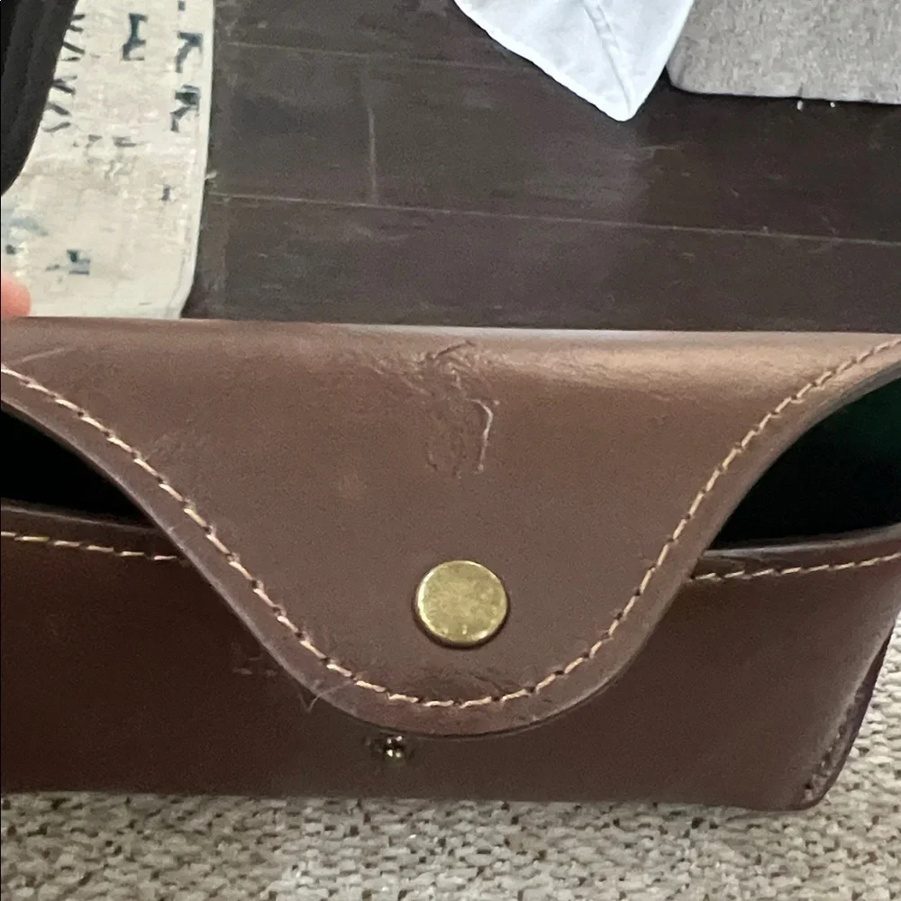 Polo Ralph Lauren eyeglass case Brown Leather Men's Bag